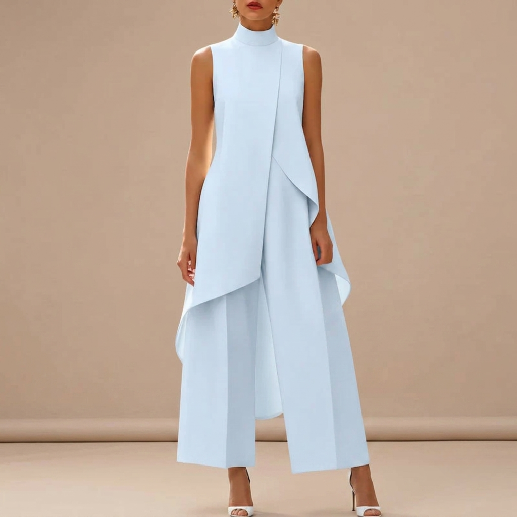 Casual_Elegant_Outfit_Blue_Frontview