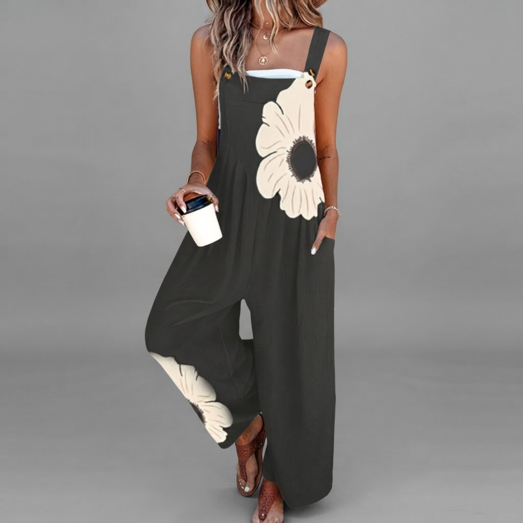 marlowe-jumpsuit-floral-print-wide-leg-black-front-view-by-bella-hudson