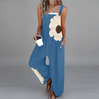 marlowe-jumpsuit-floral-print-wide-leg-blue-front-view-by-bella-hudson