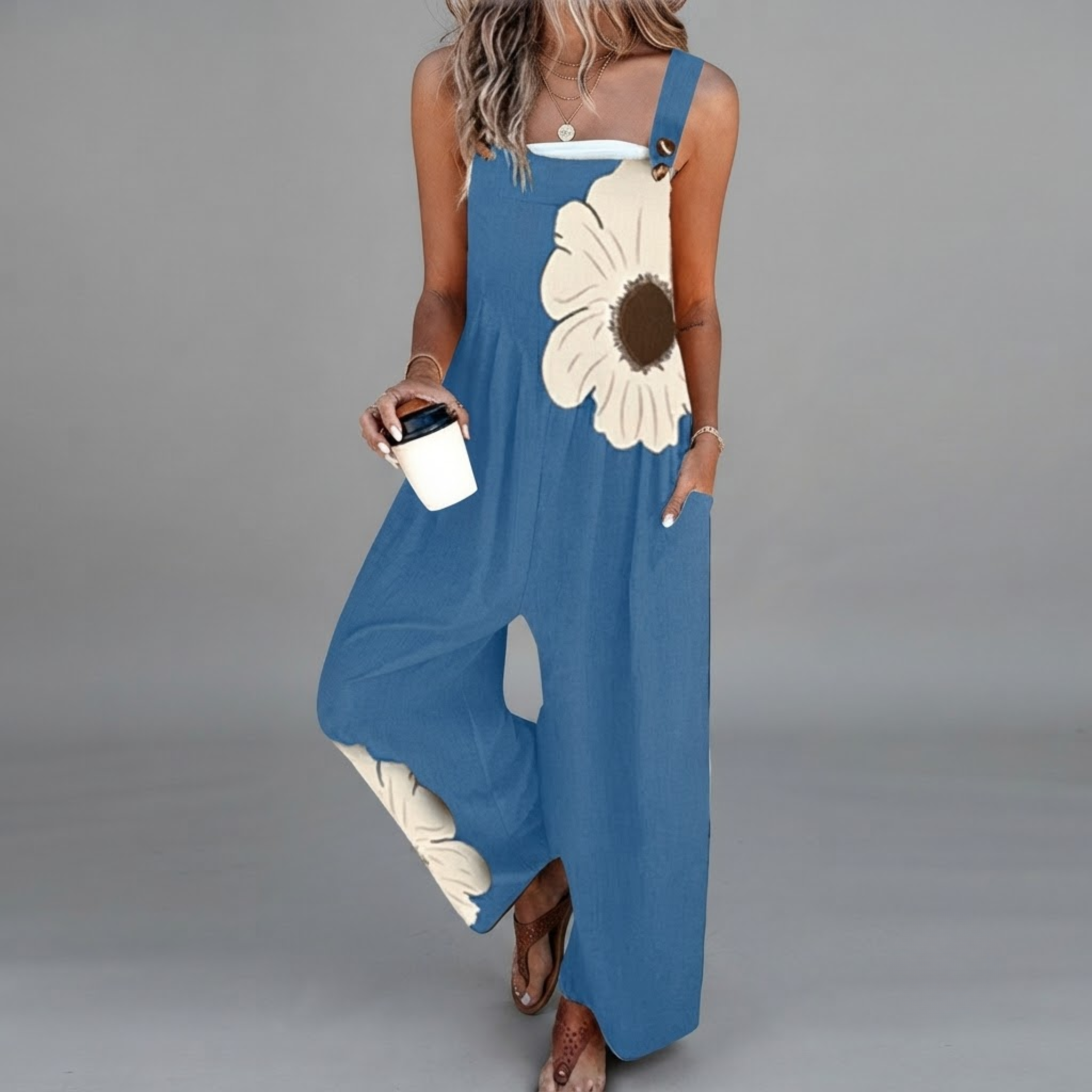marlowe-jumpsuit-floral-print-wide-leg-blue-front-view-by-bella-hudson
