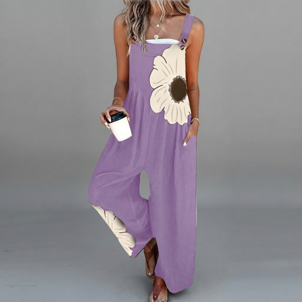 marlowe-jumpsuit-floral-print-wide-leg-purple-front-view-by-bella-hudson