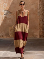 Sloane Maxi Dress Striped Flowy Vacation
