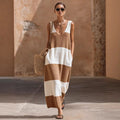Sloane Maxi Dress Striped Flowy Vacation