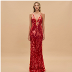 Vivienne_Maxi_Evening_Dress_Red_Front_View