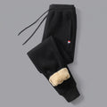 Warm Fleece Jogger Pants for Women – Thick Winter Sweatpants in Black