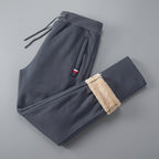 Warm Fleece Jogger Pants for Women – Thick Winter Sweatpants in Dark Grey