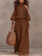 Josephina Maxi Dress Off-Shoulder Puff-Sleeve