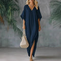 Anneliese relaxed side-slit maxi dress, view 1