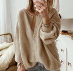 Beatrix Button-Front Knit Vest, styled view