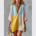 Beatriz colorblock mini dress, view 1