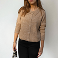Bellamy Turn-Down Collar Cardigan, front view