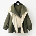 Celestine Relaxed Notch-Lapel Coat, White back