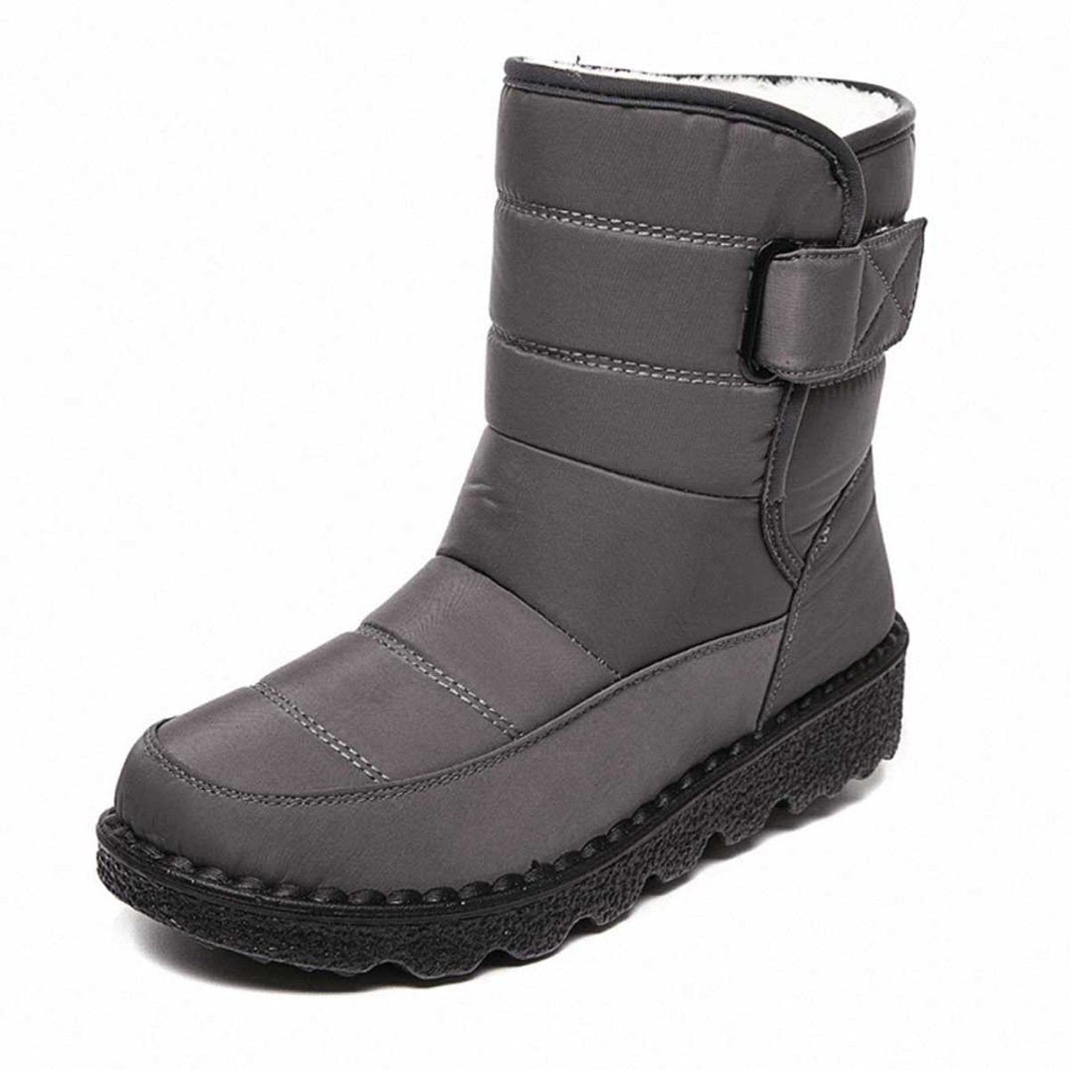 Gisela Waterproof Fleece-Lined Knee High Boots, Gray