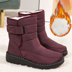 Gisela Waterproof Fleece-Lined Knee High Boots, side view