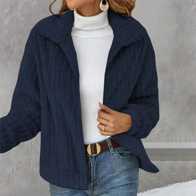 Ines Cropped Knit Vest, Navy