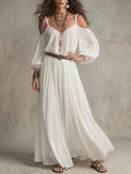 Josephina off-shoulder puff-sleeve maxi dress, view 1
