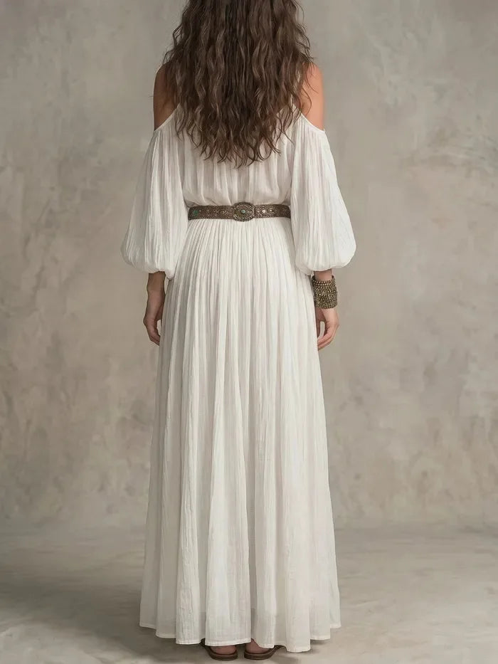 Josephina off-shoulder puff-sleeve maxi dress, view 7