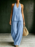 Marceline relaxed wide-leg jumpsuit, view 1