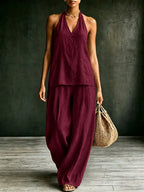 Marceline relaxed wide-leg jumpsuit, view 5