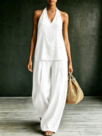 Marceline relaxed wide-leg jumpsuit, view 7