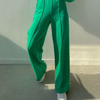 Marceline Relaxed Wide-Leg Two-Piece Set, back view