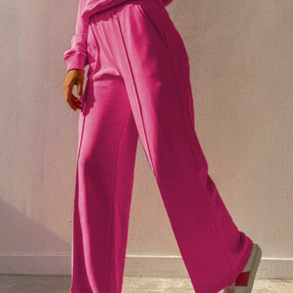 Marceline Relaxed Wide-Leg Two-Piece Set, lifestyle view