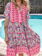 Marisela boho floral mini dress, view 2