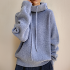 Odessa Oversized Drawstring Hoodie, Gray
