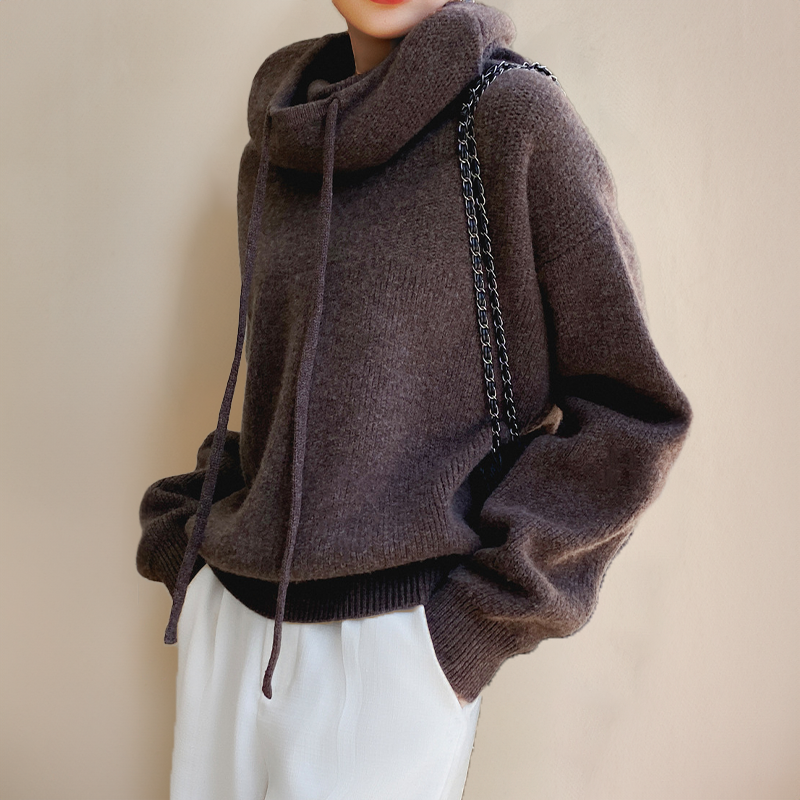 Odessa Oversized Drawstring Hoodie, lifestyle view