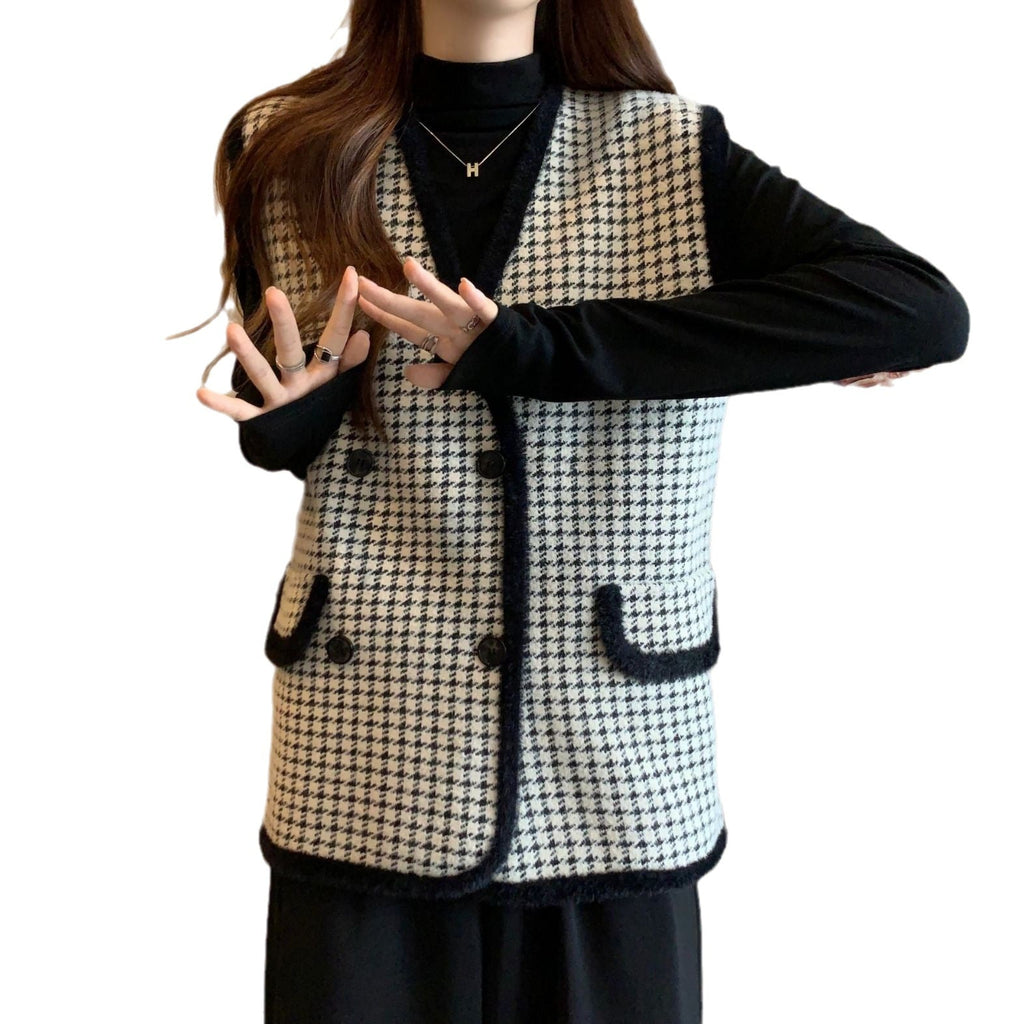 Odette Double-Breasted Structured Vest, lifestyle view