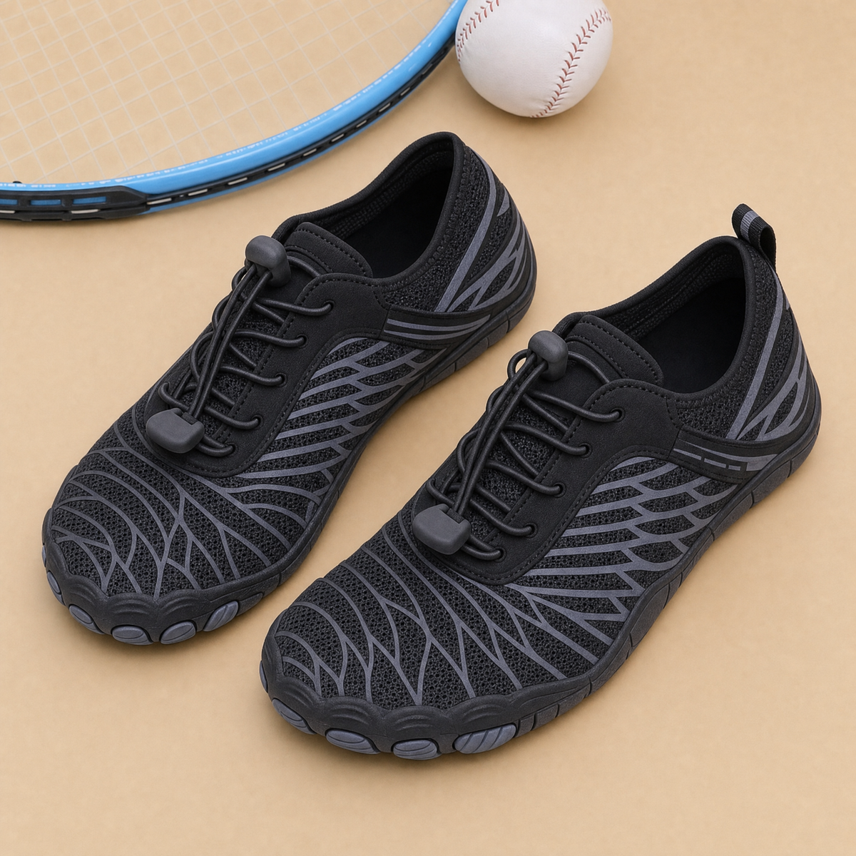 Odette Woman's Barefoot Flats Five-Toe Lightweight