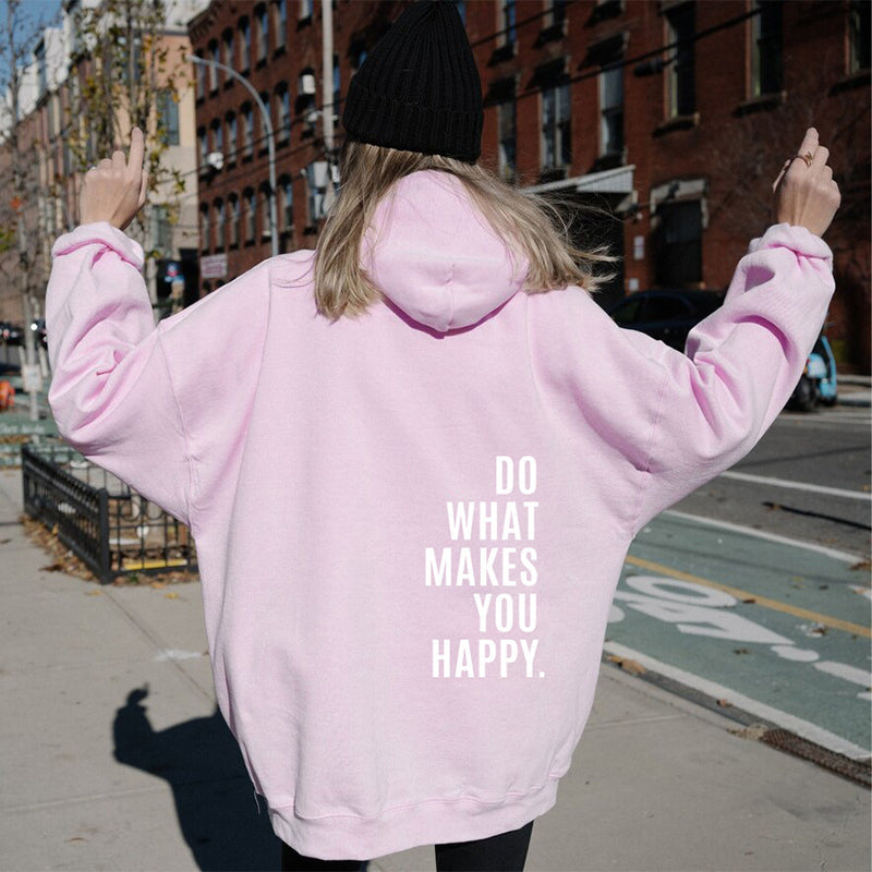 Roxy Back Print Drawstring Hoodie, Light Pink