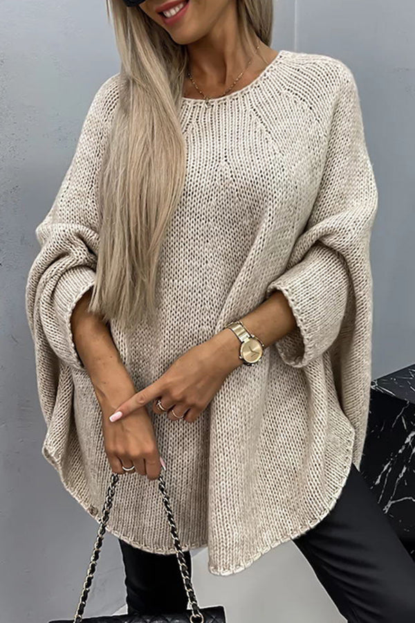 Seraphine Fine-Knit Sweater, Beige