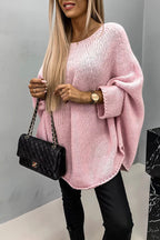 Seraphine Fine-Knit Sweater, Pink