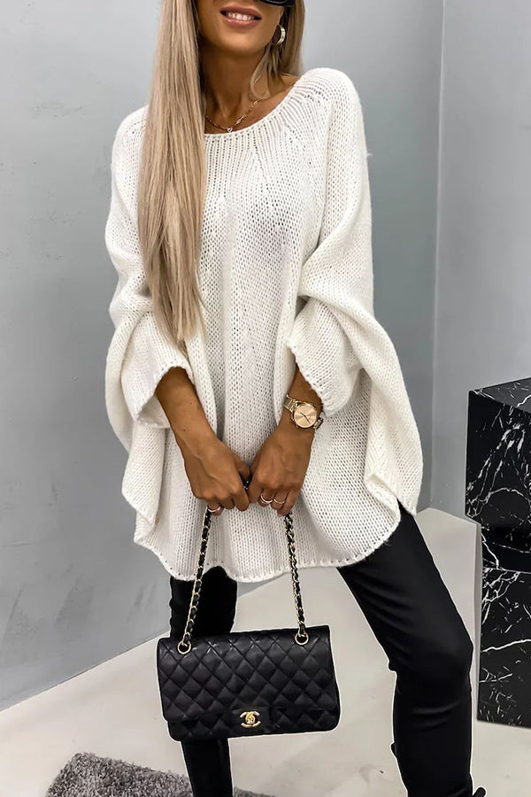 Seraphine Fine-Knit Sweater, White