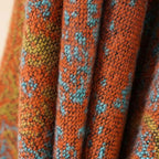 Solenne Reversible Artistic Print Scarf, reverse side