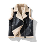 Thea Sherpa Winter Vest, Black