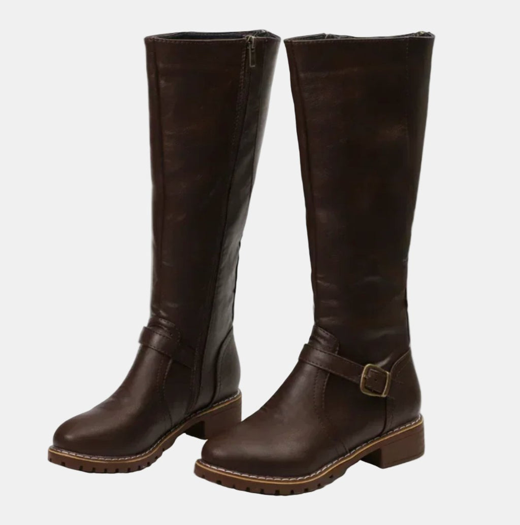 Vienna Tall Riding Boots Buckle Strap, buckle view
