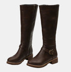 Vienna Tall Riding Boots Buckle Strap, buckle view