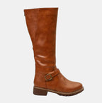 Vienna Tall Riding Boots Buckle Strap, detail view