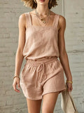Wilhelmina tank top and shorts two piece set, view 1