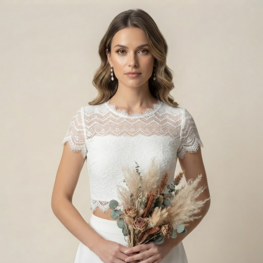 Willa Denim Wide-Leg Jumpsuit in White shown in front close-up view, highlighting the structured denim fabric, sleeveless design, tailored bodice, premium stitching, and elegant details for a modern, sophisticated look.