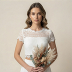Willa Denim Wide-Leg Jumpsuit in White shown in front close-up view, highlighting the structured denim fabric, sleeveless design, tailored bodice, premium stitching, and elegant details for a modern, sophisticated look.